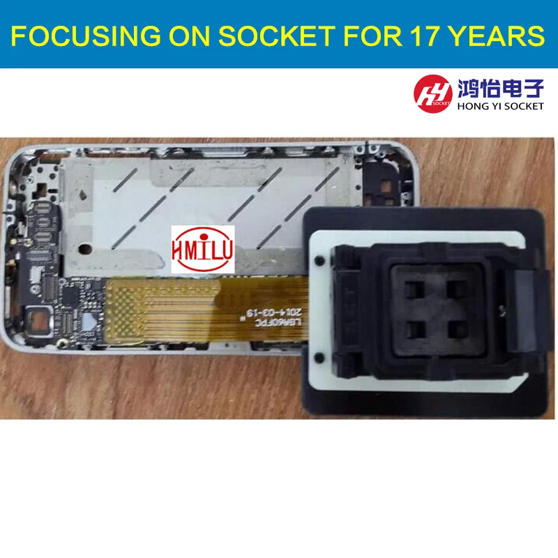 

LGA60 FPC flexible wire mobile phone repair socket iphone ipad Nand Flash memory IC chip HDD disk test refresh IOS