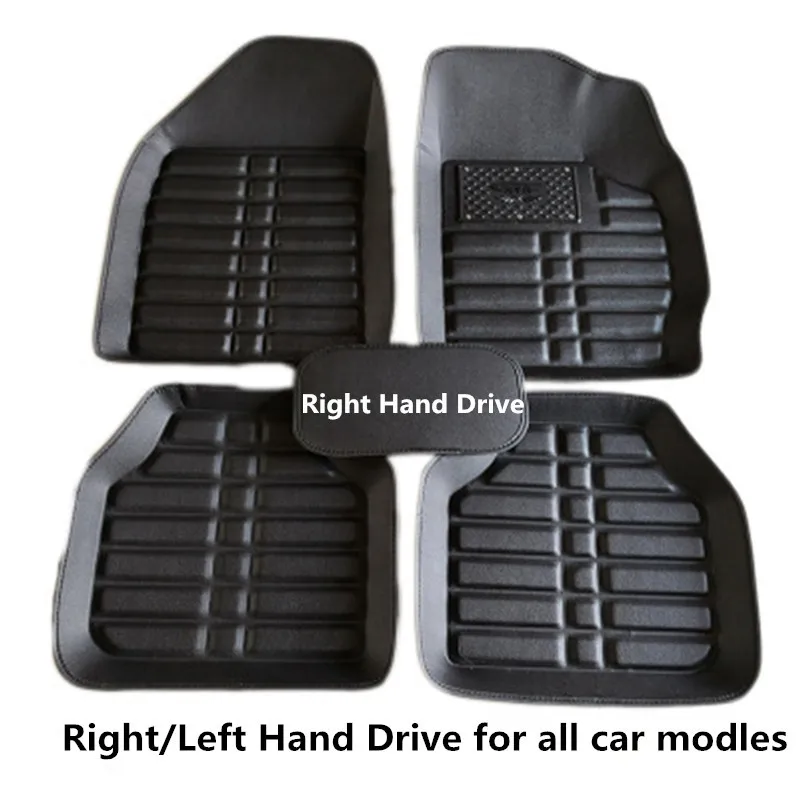 Right/left hand drive Universal car floor mats for SEAT LEON Ibiza Arona Ateca Cordoba Toledo Marbella Terra RONDA car-styling