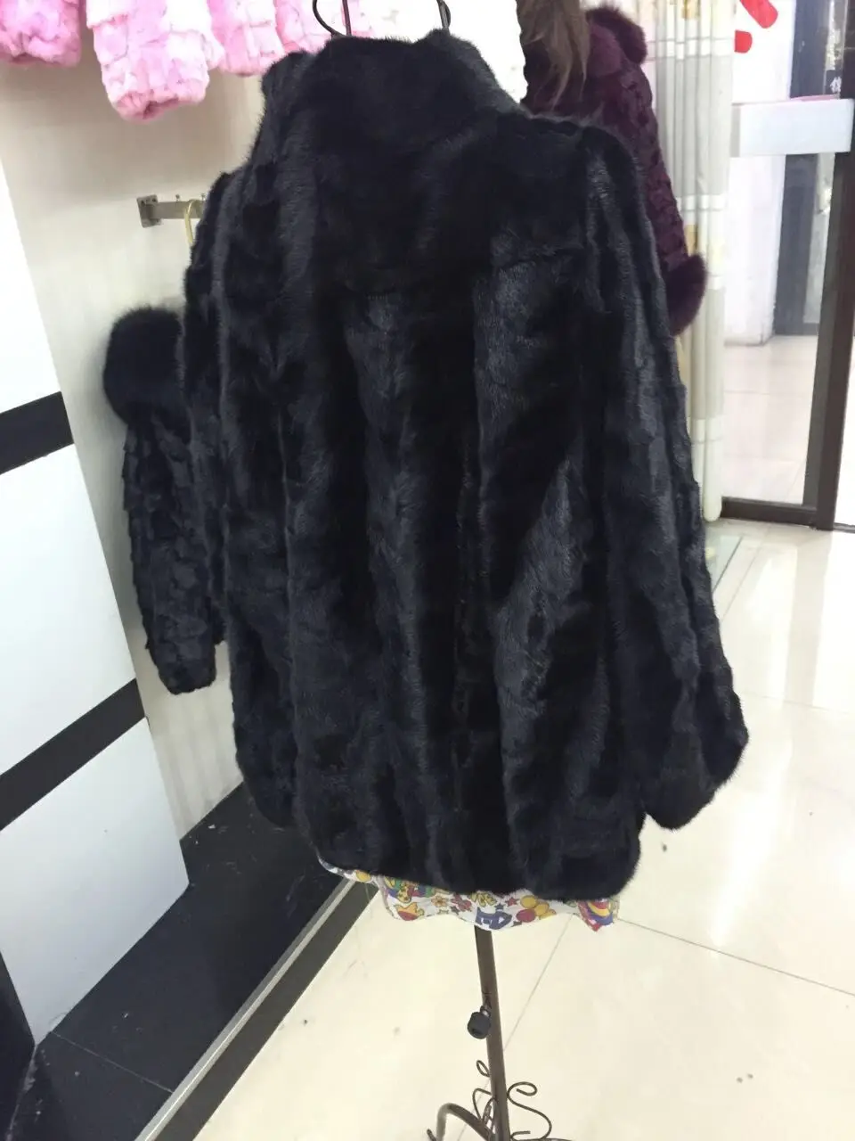 Роскошное натуральное Норковое меховое пальто, осенне-зимнее женское меховое пальто, Женское пальто