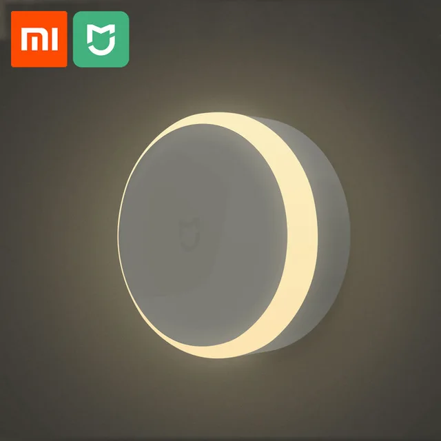 Xiaomi Mijia светодиодный ночной Светильник для коридора датчик движения тела для Xiaomi инфракрасный пульт дистанционного управления ночной Светильник умная лампа Прямая поставка