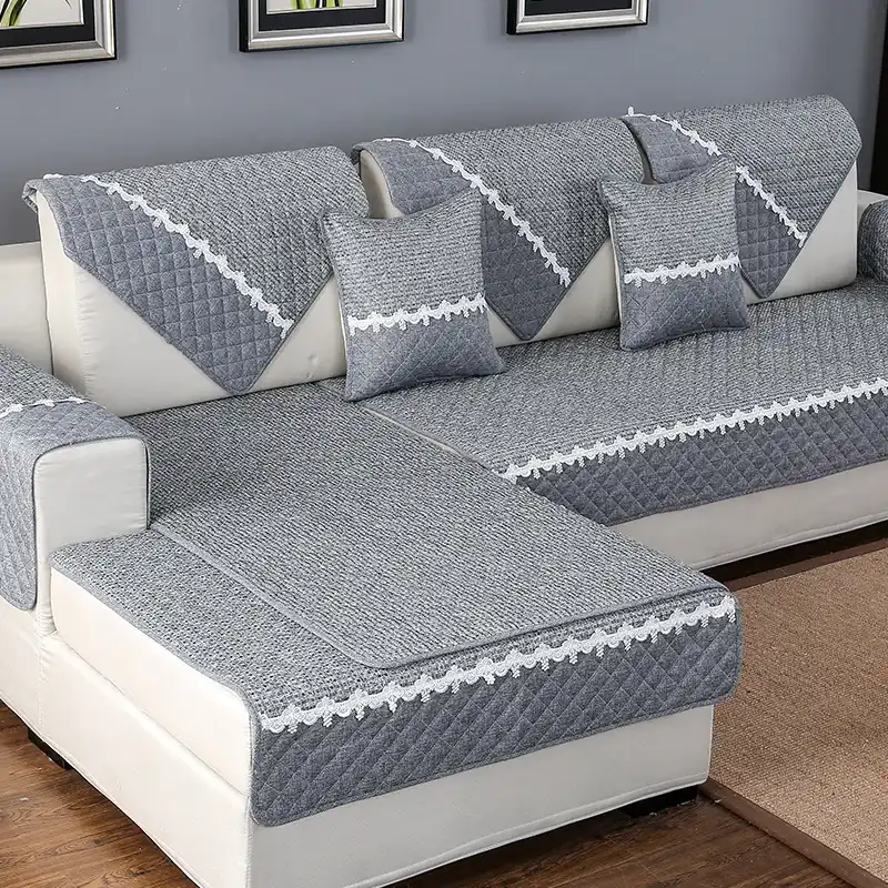 High Quality Solid Color Sofa Cover Towel Cushion Cotton Sofa Cover Towel Cushion Cotton