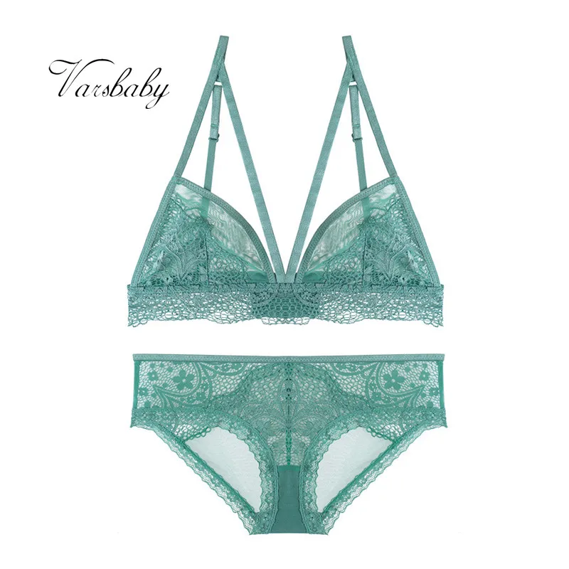 

Varsbaby women's ultra-thin unlined wire free underwear adjusted-straps bra sets