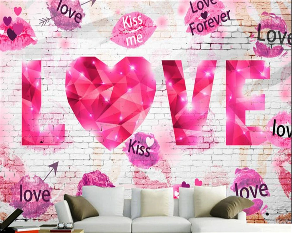 Compare Prices On Pink Love Wallpaper Online Shopping Buy Low