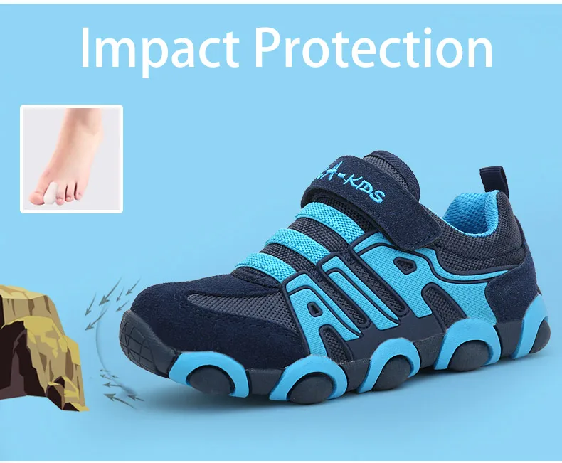 HOBIBEAR/ весенние детские кроссовки; Студенческая детская обувь для мальчиков; удобные кроссовки для бега; кроссовки на плоской подошве для девочек; спортивная обувь