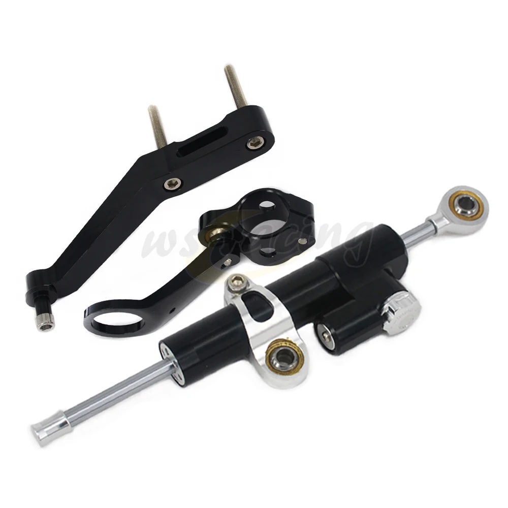 

Motorcycle Steering Damper Set Stabilizer With Bracket Mounting Assemblly For HONDA CBR954RR CBR 954 RR 2002-2003 2002 2003