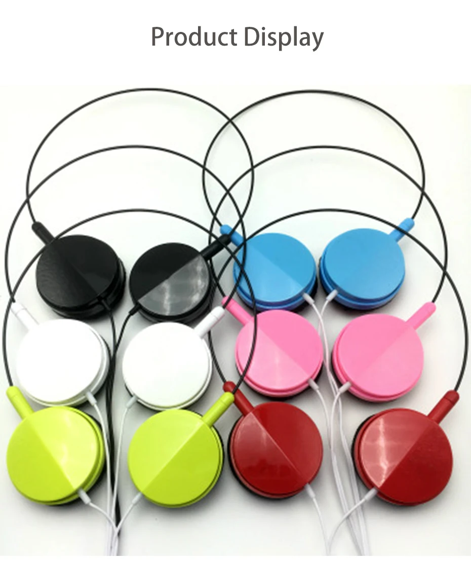 Проводные наушники 3,5 мм прямой штекер Проводные музыкальные стереонаушники спортивные наушники для Iphone Android Xiaomi