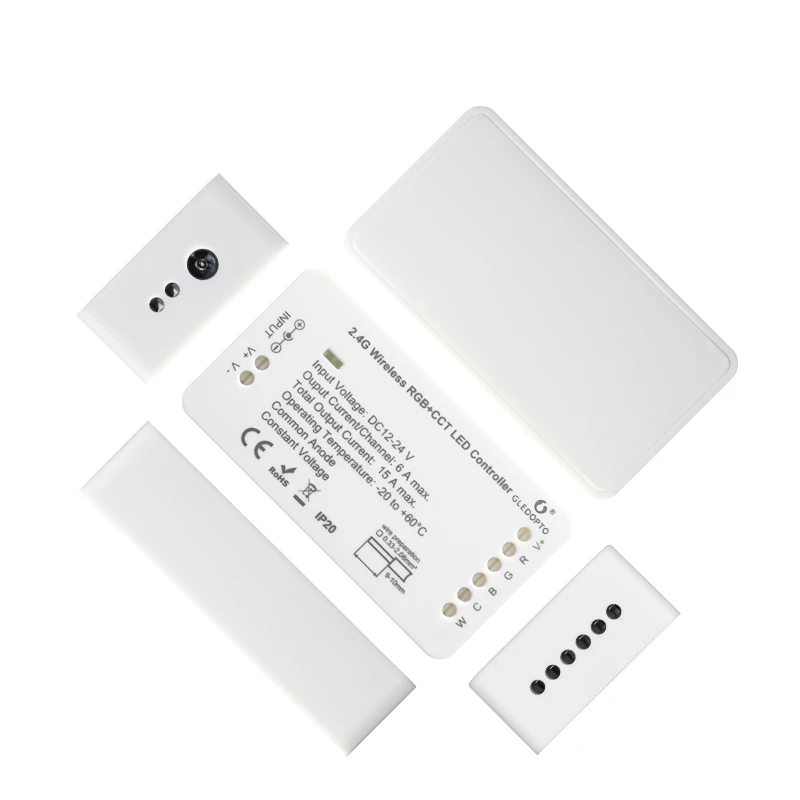 zigbee hub Led controller smart (rgbcct/wwcw/rgbw/dimmer)strip Light Controller DC12-24V LED Dimmer Work with hub and Echo Plus