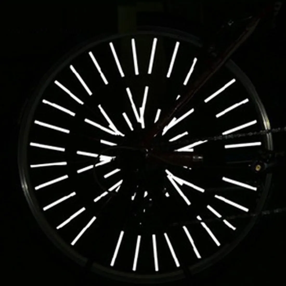 Cheap 12Pcs Bicycle Light Wheel Rim Spoke Clip Tube Safety Warning Light Cycling Strip Reflective Reflector Bike Bicycle Accessories 5