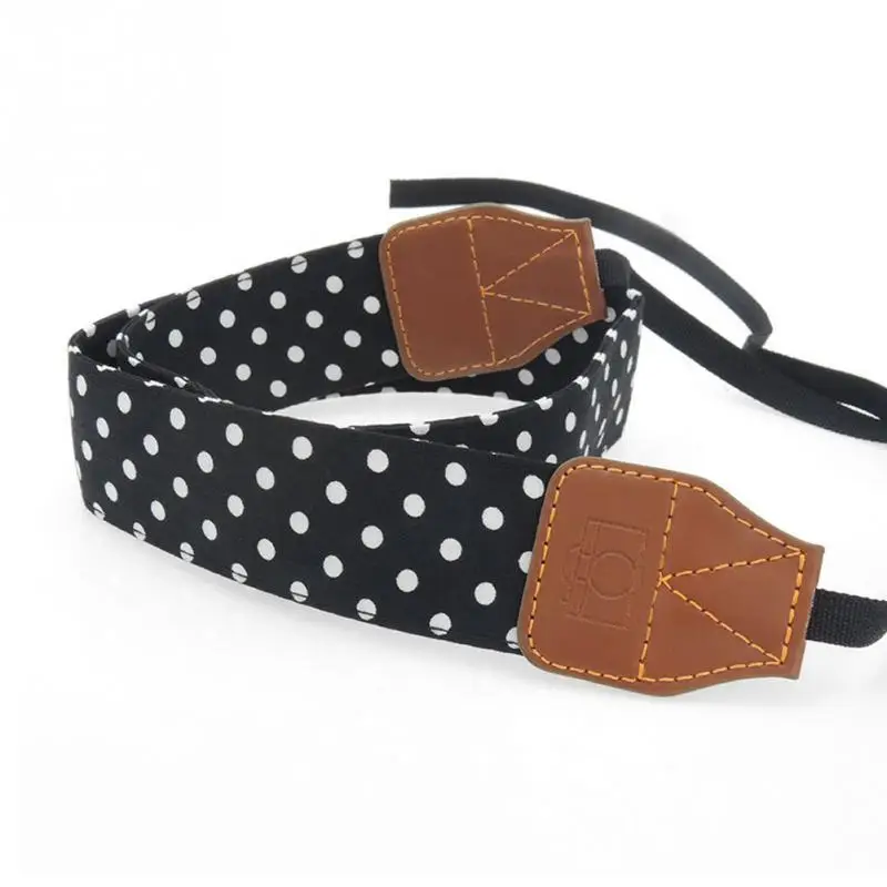 

Universal Retro Polka Dots Blue Shoulder Belt Camera Strap Neck Photo Strap For Canon Nikon Sony Pentax Leica Fuji Olympus DSLR