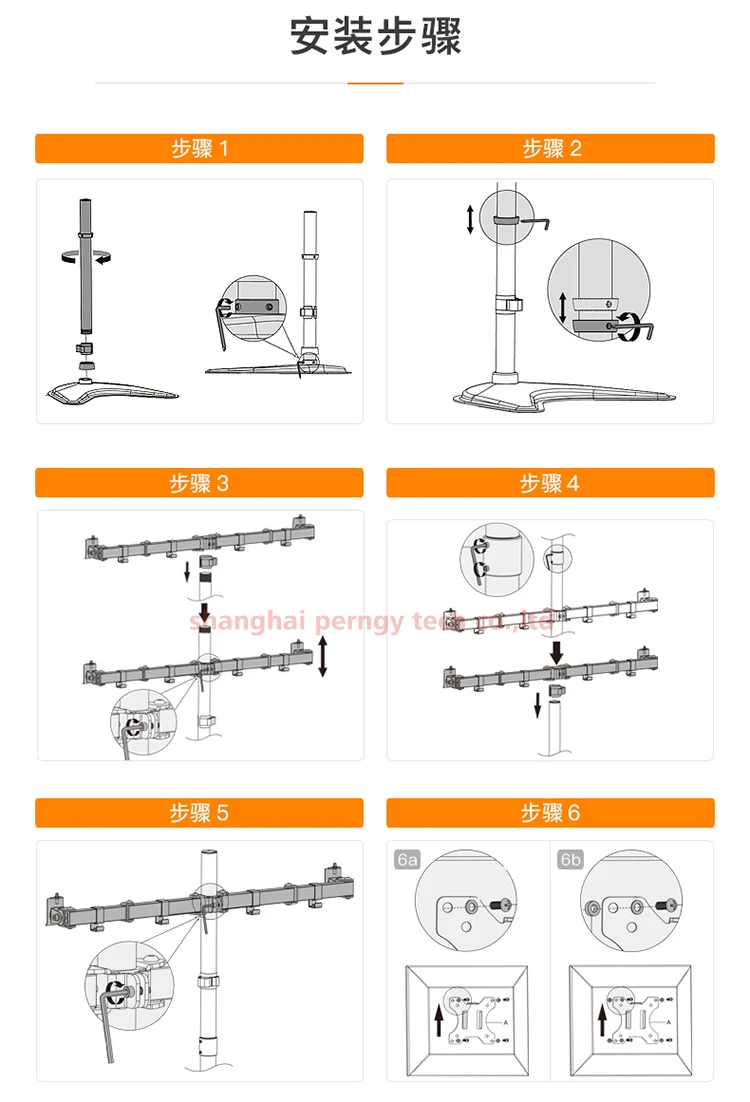 360 Вращающаяся большая база 1"-27" 8 кг Выдвижная рукоятка 100x100 четыре монитора Настольный держатель Регулируемая подставка для монитора кронштейн для экрана