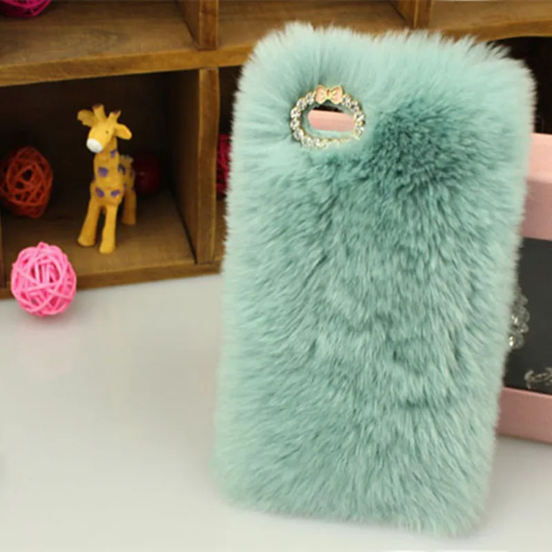 Fluffy phone cases For Galaxy Note 2 N7100 Fuzzy cover for Note 3 Note
