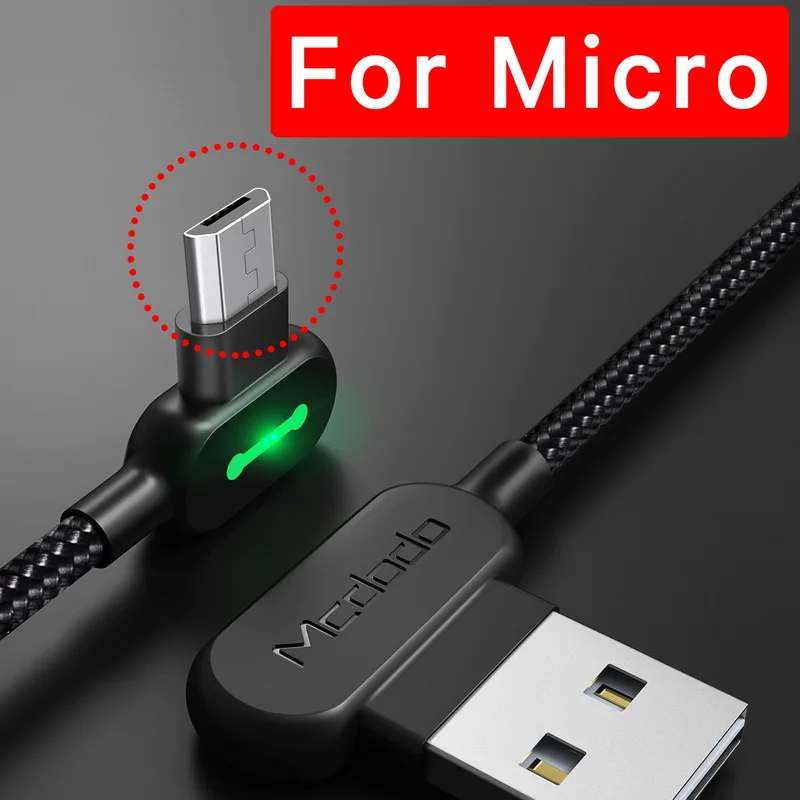 MCDODO 3 м usb type C кабель для быстрой зарядки USB C кабель для передачи данных type-c Android зарядное устройство USB-C Micro USB кабель для samsung S8 S9 Note 8 - Цвет: For Micro