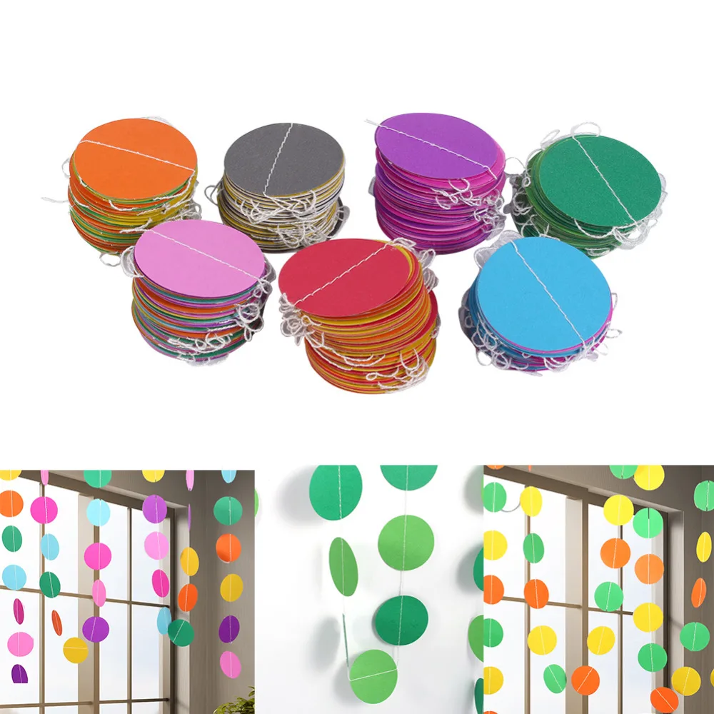 4M DIY Paper Garland Wedding Decoration Halloween Christmas Creative