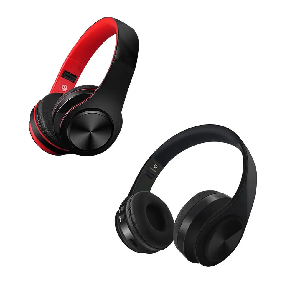 Headset Bluetooth Headphone Wireless Sports Stereo Folding Subwoofer