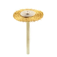 1 шт. Медный провод кисть, дремель хвостовик шлифовального станка роторный инструмент Аксессуары для полировки дрель буит оборудования Запчасти Foredom Промышленная