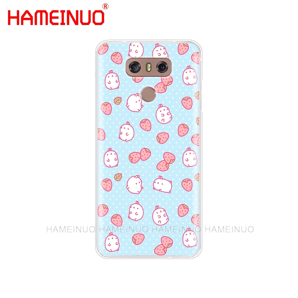 Gameinuo Molang кролики кавайная коробка чехол для телефона LG G7 Q6 G6 MINI G5 K10 K4 K8 2017 2016 X POWER 2