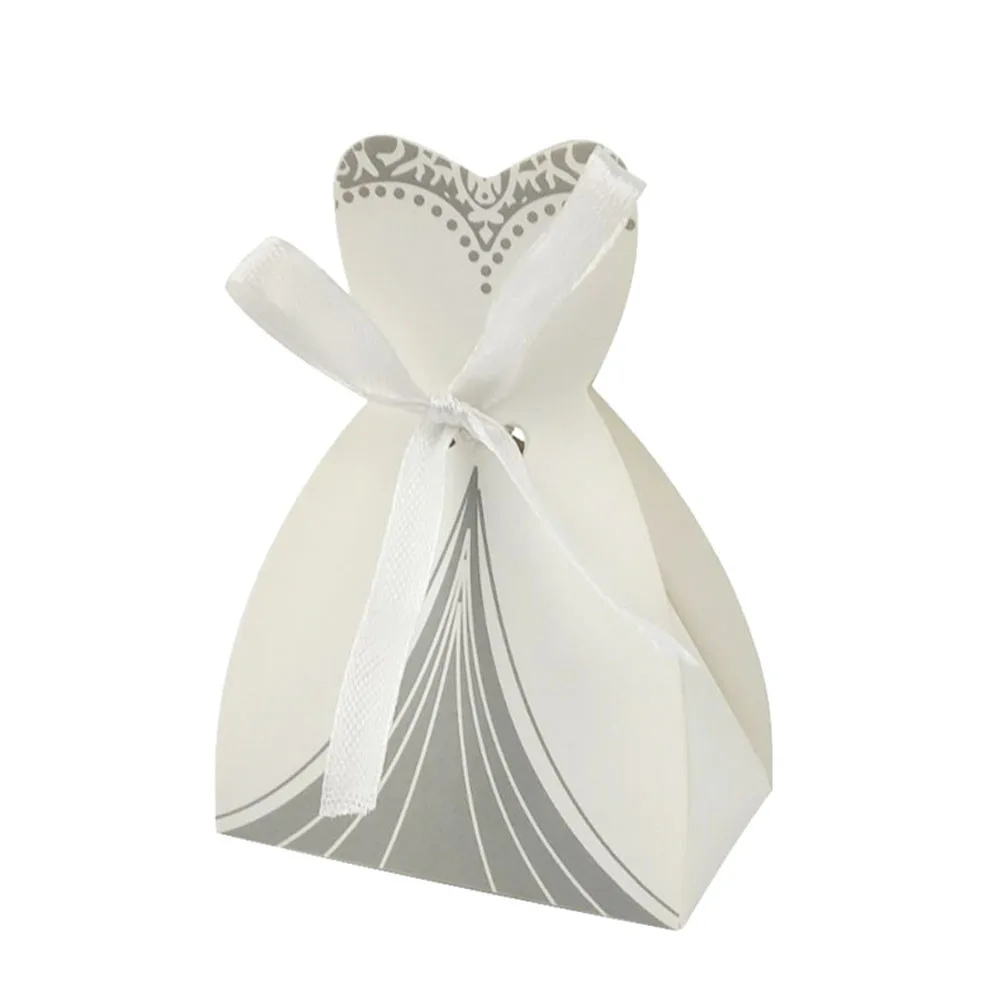 100pcs Creative Wedding Suits Paper Candy Box Candy Boxes Chocolate Gift Treat Boxes Party Favor