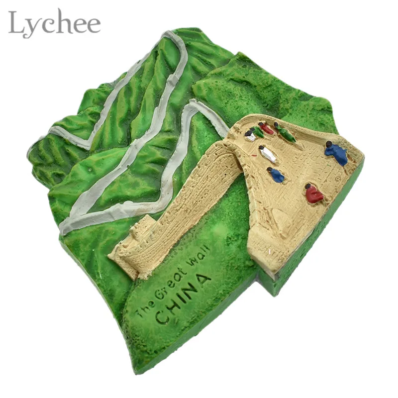 Lychee Life китайские живописные магниты на холодильник Великая стена наклейки