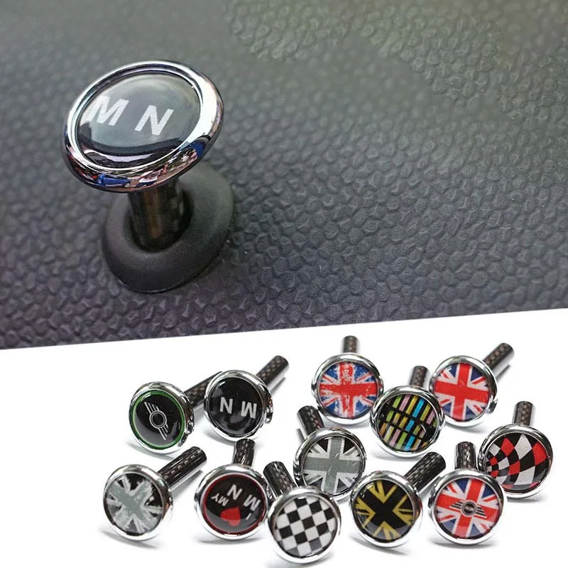 

2pcs Auto Interior Door Lock Pin Cover Sticker Car Styling Accessories for BMW MINI COOPER JCW One+ S Countryman Clubman F55 R60
