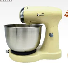 Миксер лапши 4L стол белое яйцо Электрический дома повара/крем машина взбейте небольшой свежее молоко крышка коммерческих масло, тесто