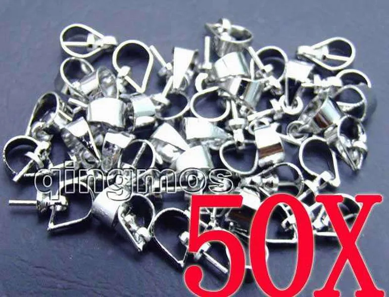 

Wholesale 50X White Silver Plated 11*0.5mm Jewelry Pendent Connector Craft-gp155 wholesale/retail Free shipping