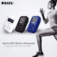 Ruidu X26 Спортивный Bluetooth MP3 музыкальный плеер рекордер FM радио Поддержка SD карты клип Bluetooth mp3 плееры 8 Гб Поддержка TF карты