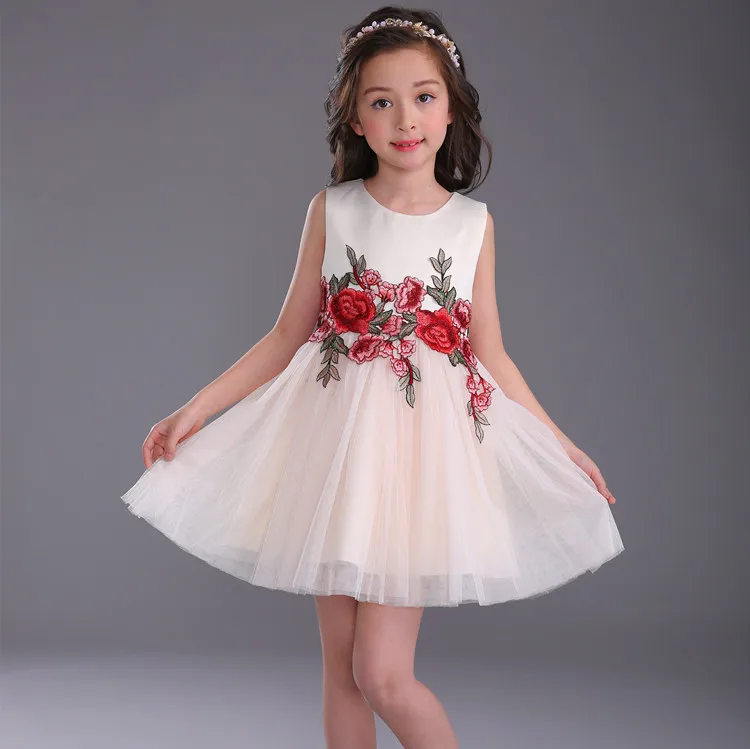 Роскошные Кружевные Платья с цветочным узором для девочек платья для девочек с аппликацией, вечернее, свадебное платье бальное платье с жемчужинами для девочек Праздничное платье Vestidos de comunion