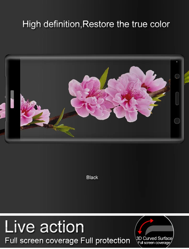 IMAK 3D изогнутая пленка из закаленного стекла для sony Xperia XZ Premium XZ X XZ1 XZ2 Compact Premium XA1 XA2 Ultra Plus защита экрана