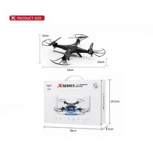 X300-1 Drone Camara 2.4G 4CH 4D Droll Big Remote Control Toy 2MP Drone Camera FPV RC Aerial Quadrocopter