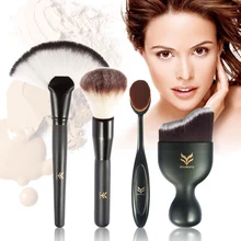 New Design 4Pcs Makeup Brush Professional Cosmetic Brushes BB Cream Concealer Clean Face Tool Foundation Powder Blush For Makeup