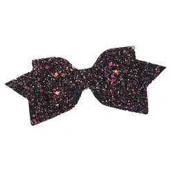 Hairband модная женская черная белая 2019 девушка Sequin заколка в виде бантика Baby аксессуары для волос головной убор подарок-30