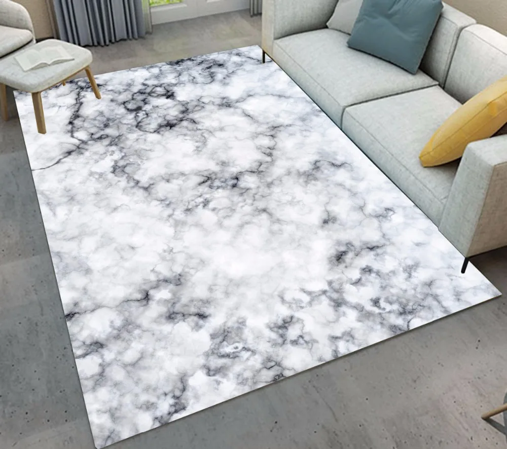 

Abstract Marble Ink Texture Area Rugs And Carpet for Home Children's Living Room Cushion Memory Foam Kitchen Floor Bathroom Mat
