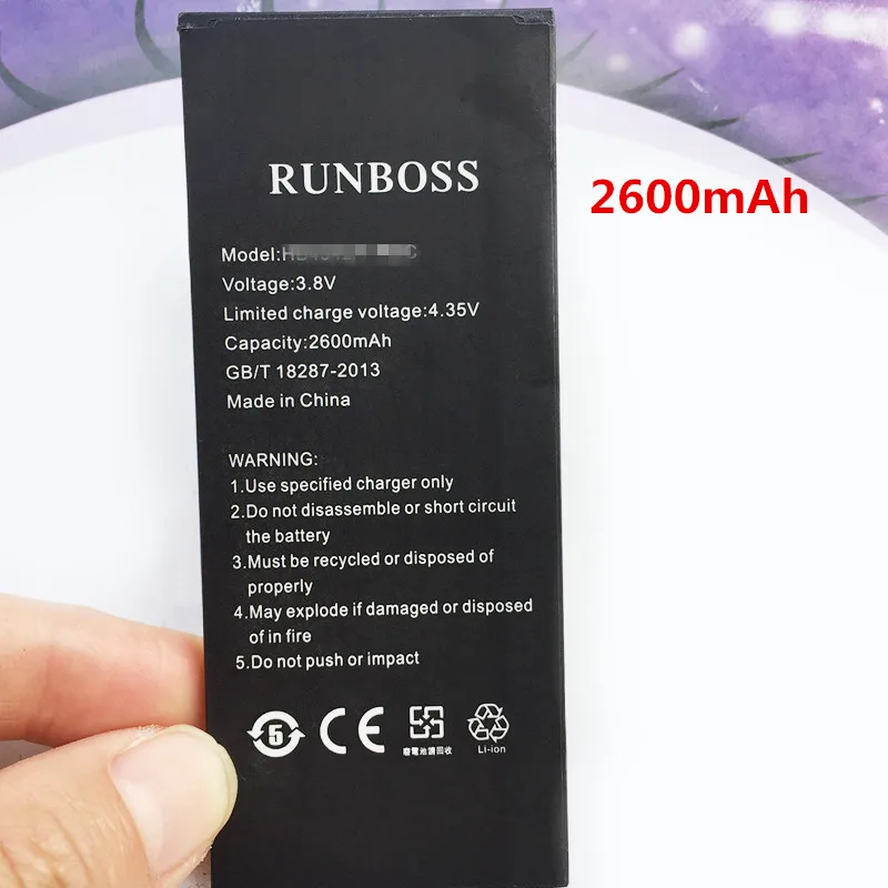 Запасная батарея Runboss 2600 мАч для телефона Neffos C5 TP701A B C|Аккумуляторы мобильных