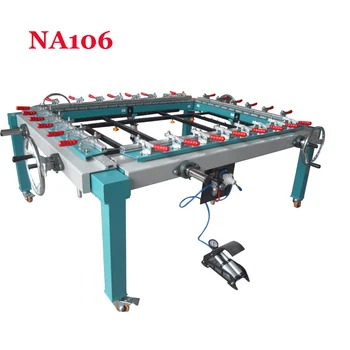 

1PC Hand wheel single chuck machinery stretcher machine,NA106 net head tension device machine Net area 1500*1200mm