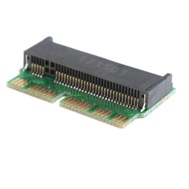 10 шт./лот M.2 PCI e AHCI SSD адаптер карты для 2013 2014 2015 MACBOOK Air A1465 A1466|Компьютерные кабели и