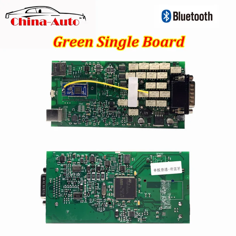

OBDIICAT-CDP Green single PCB board with Bluetooth tcs Pro OBDII scanner for cars trucks 2016.00 Keygen obd2 diagnostic tool