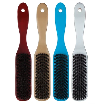 

1PC Men Boar Hair Bristle Beard Mustache Brush Hard Long Handle Comb barber comb barber comb TSLM2
