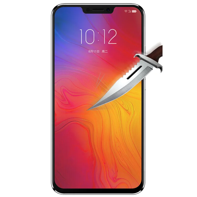 9H полное покрытие из закаленного стекла для lenovo Z5 Pro Z5S A5 S5 ZUK Z2 Pro стеклянная пленка для lenovo K6 K8 Note 2.5D Защитная пленка для экрана