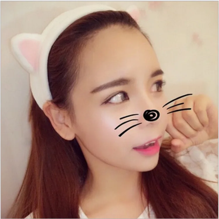 Cute Elastic Cat Ears Headband Cute Elastic Cat Ears Headband