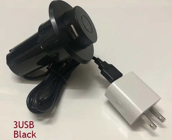 Черный, серебристый цвет белый Push, Pop Up USB для зарядки телефона скрыть флеш встроенный в офисе массажный столик стула, диван-кровать