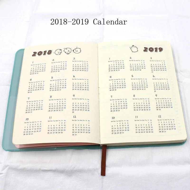 2019 Cute Kawaii Notebook Cartoon Cute Lovely Journal Diary Planner Notepad for Kids Gift Korean Stationery Three Covers 2019 Cute Kawaii Notebook Cartoon Cute Lovely Journal Diary Planner Notepad for Kids Gift Korean Stationery Three Covers