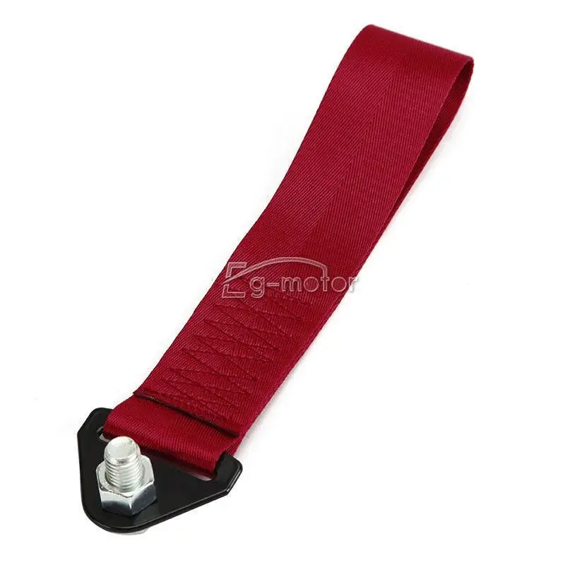 الأحمر عالية القوة Racing Tow Strap حبل ل سحب الوزن يصل إلى 10000 رطلا بيع
