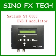 Original Satlink Localizador Terrestre ST-6503 1 Rota converte para DVB-T modulador DVB-T Único canal