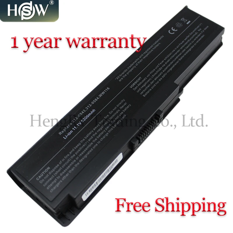 

6Cell Battery For DELL Inspiron 1420 V1400 For Vostro 1400 WW118 WW116 NR433 MN151 FT095 FT080 KX117 FT092 312-0543 312-0584