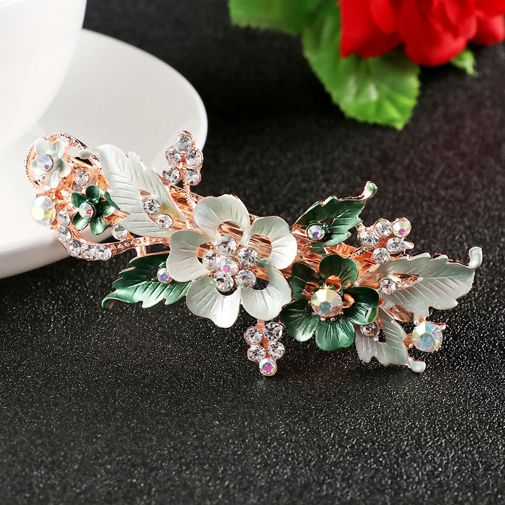 1PC Resin Flower Barrettes Hair Clip Headderss Cute Hairpin Woman Girls Headwear Hairgrips Hair Styling Tools Accessories