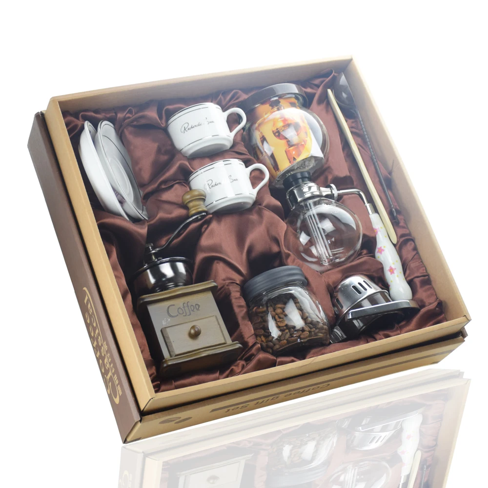 Ecocoffee Coffeeware مجموعات 300 ML القهوة سيفون القهوة اليدوية طاحونة أكواب إسبريسو الموقد أفضل الهدايا للأسرة Ecocoffee Coffeeware مجموعات 300 ML القهوة سيفون القهوة اليدوية طاحونة أكواب إسبريسو الموقد أفضل الهدايا للأسرة