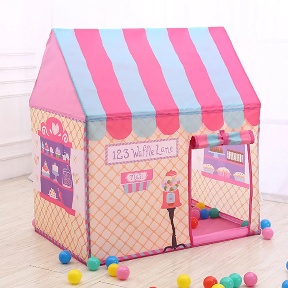

Portable Carton Tipi Dry Pool Princess Children's Tent Toys Folding Tent for Kids Ball Pool Children's House Ball Pit Box House