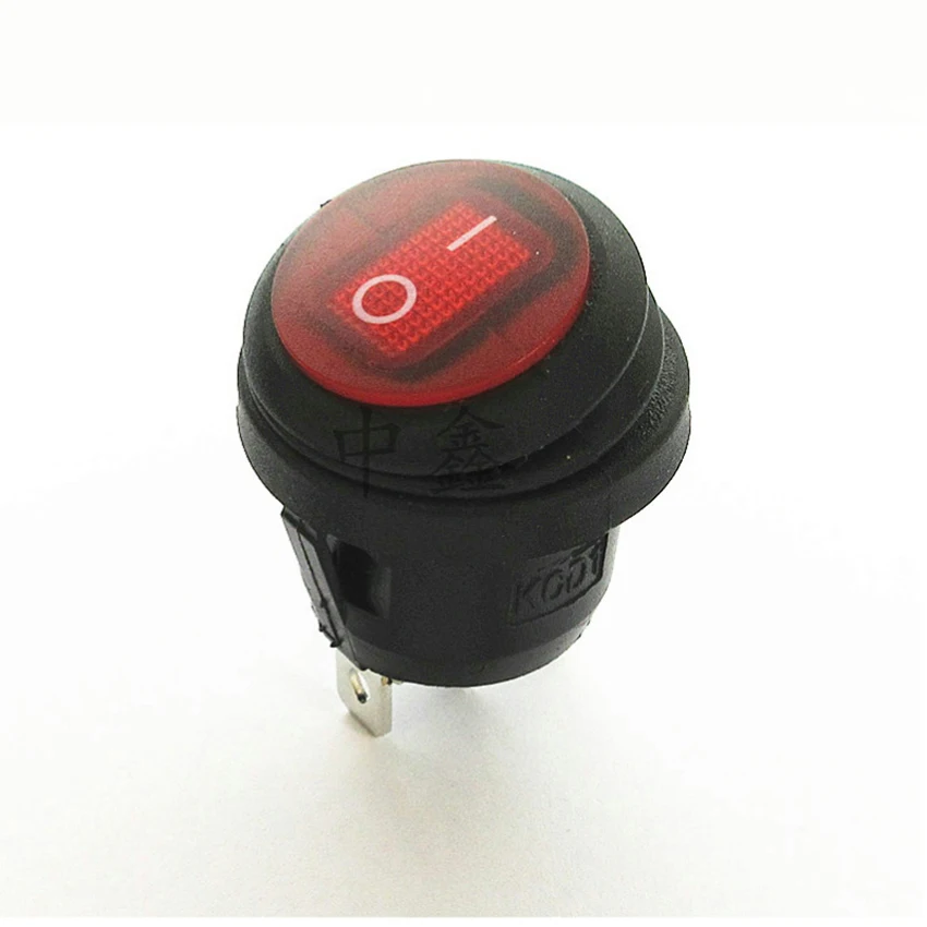 1PC KCD1 20mm Button On-Off 3Pin DPST Boat Car Rocker Switch 6A 250V/AC | Обустройство дома