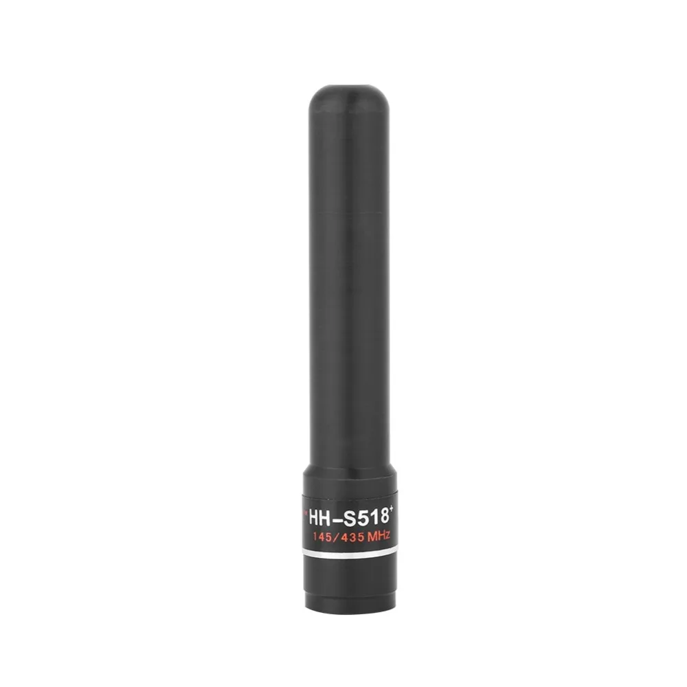 

SOONHUA HH S518 144 430MHz High Gain Short Antenna Dual Band SMA Male Two Way Radio Aerial For Vertex iCOM iRadio BAOFENG KSUN