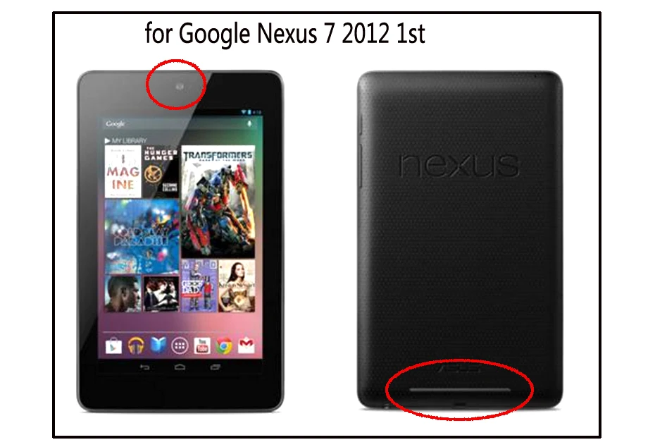 Прозрачная мягкая ультратонкая Защитная пленка для планшета ASUS Google Nexus 7 2012 1st Me370t 7,0"